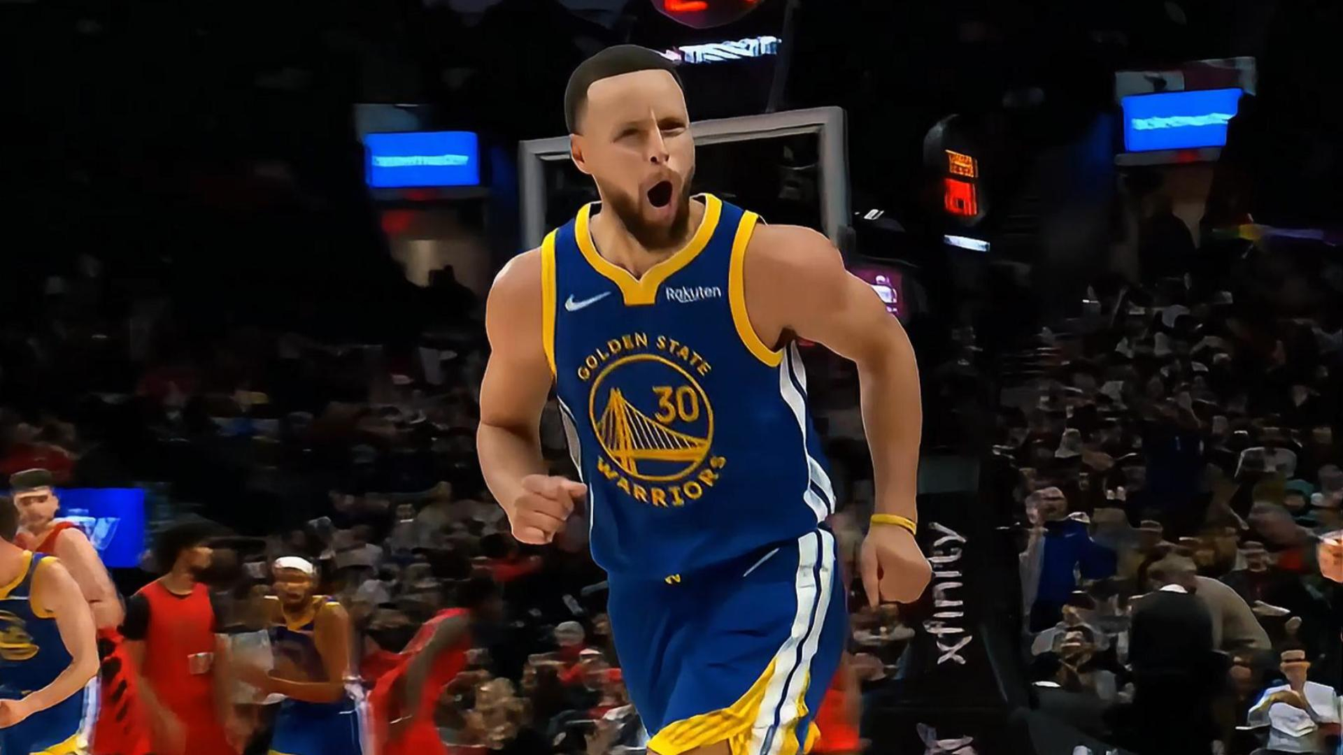 九游- 库里生涯新高 